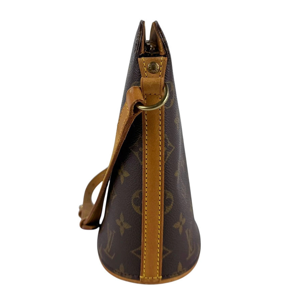 Louis Vuitton Shoulder Bag Druot Gold Brown Canvas Crossbody Monogram Gold Brown